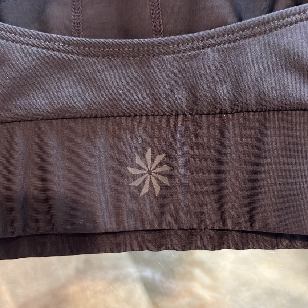 Athleta High Neck Racer Back Sports Bra - Picture 3 of 6